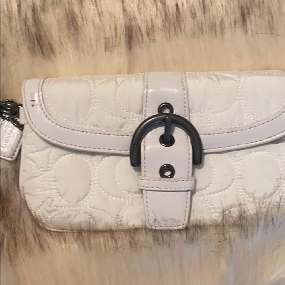 Coach quilted wallet